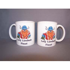 Coffee Mug - Leif Landed First